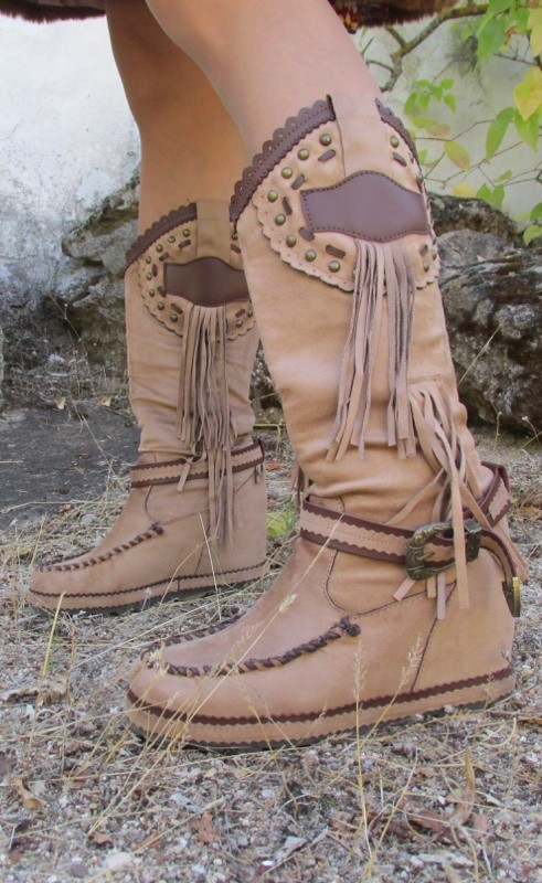 Botas antelina bohochic Sisichic